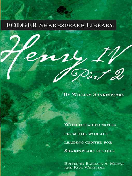 Title details for Henry IV, Part 2 by William Shakespeare - Wait list